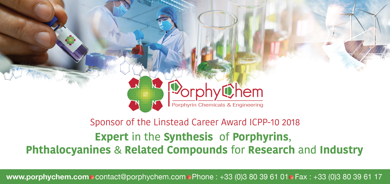Linstead Career Award in Phthalocyanine Chemistry 2018 (at ICPP-10)